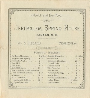 Jerusalem Spring House Brochure